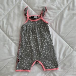 Vintage Grey Romper w/stars from Molo